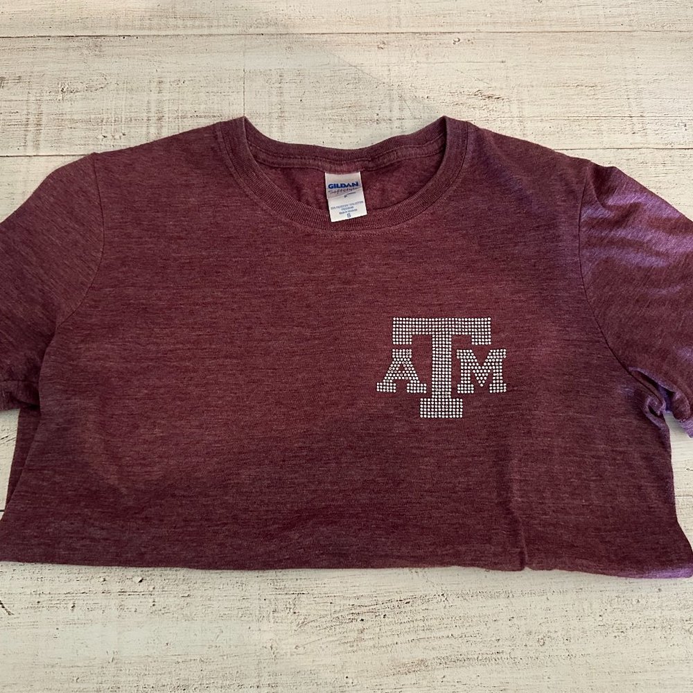 A&M Gig'em and God Bless Tee